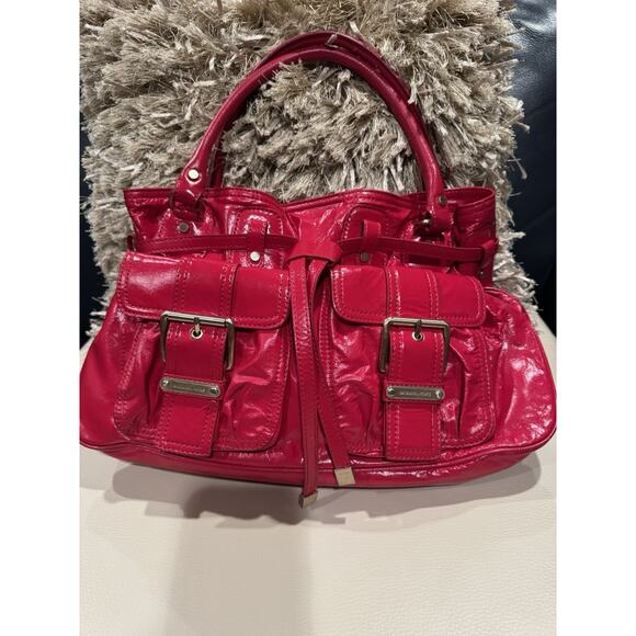 Michael Kors Red patent leather handbag - Picture 2 of 8